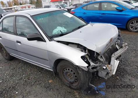 2005 Honda Civic Dx z USA, uszkodzony, nr VIN 2HGES15155H595794